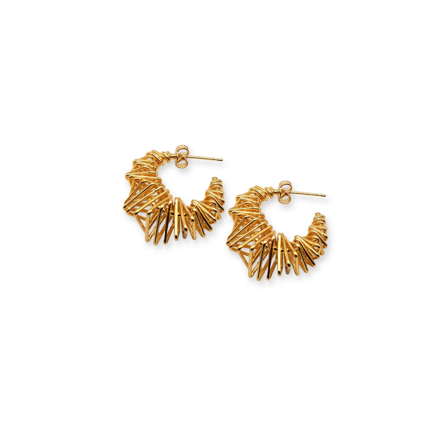 Spiral Radiance Hoops - Camins